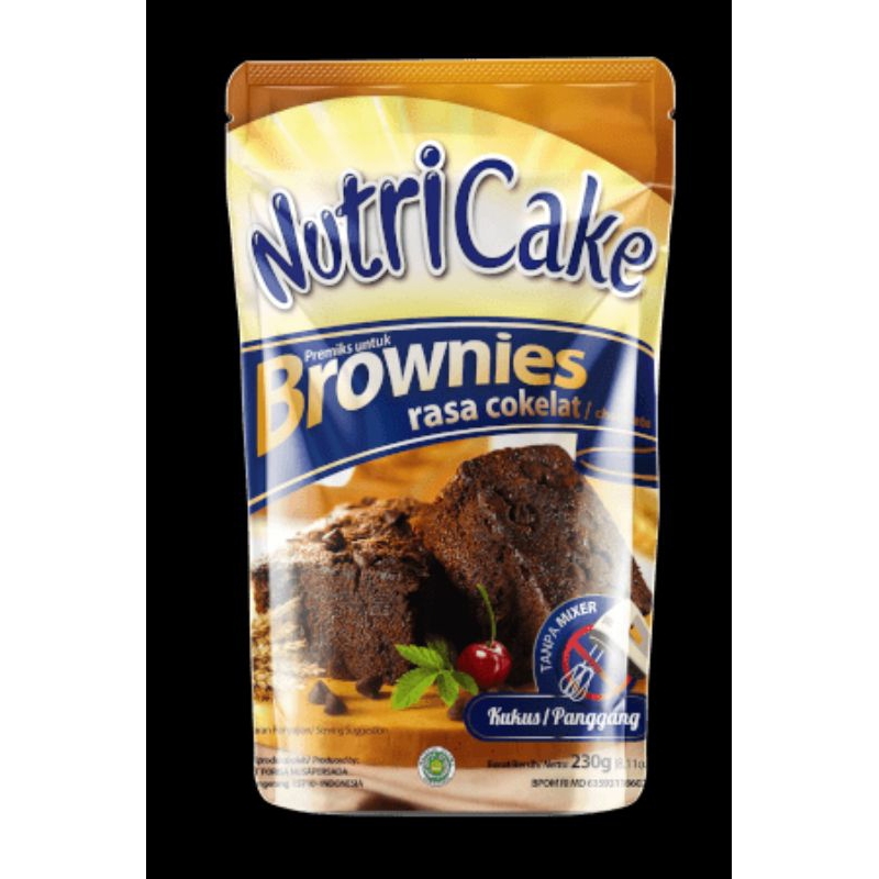 

Nutricake Brownies Cokelat 230 Gr