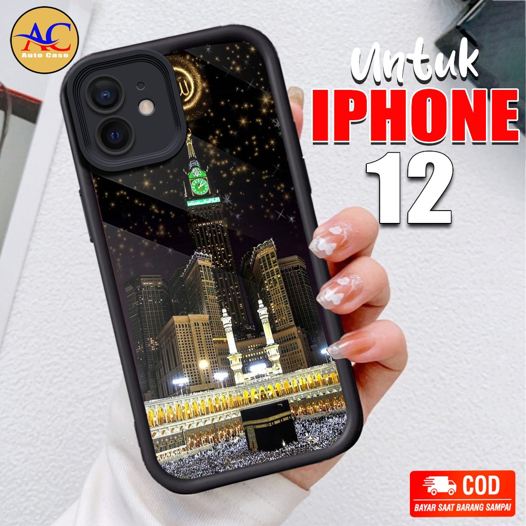 Softcase Glass kaca untuk IPHONE 12 KBH Casing Handphone Case Hp Procamera