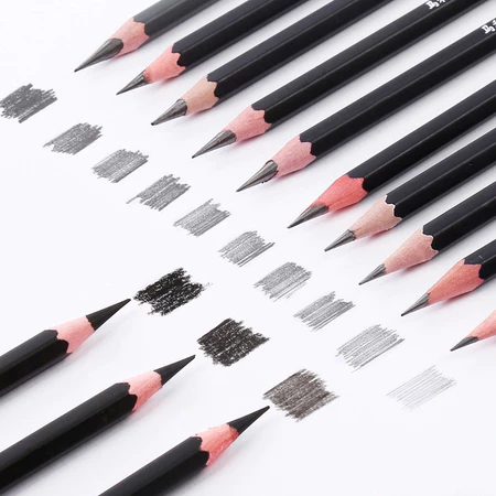 

BARRE 12 Pcs Pensil Gambar Sketsa Set Lengkap 2H H F B HB 2B 3B 4B 5B 6B 7B 8B Charcoal Pensil Set