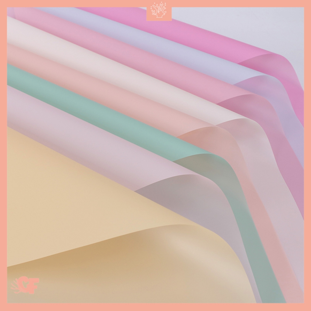 

Kertas Buket Bunga Solid Glossy Flower Wrapping Paper Cellophane KB01