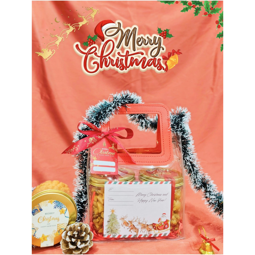 

[BOSKADO.ID] Hadiah Natal / Hampers Natal / Christmas Hampers / Hadiah Hari Guru / Hadiah Ulang Tahun / Hadiah Birthday / Parcel Natal - PREMIUM / Hadiah Natal Custom