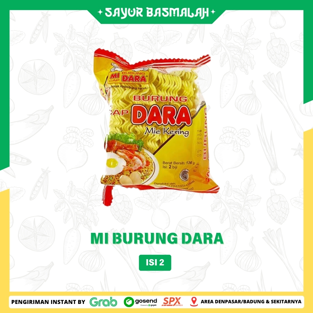 

Mie Burung Dara Isi 2 - Sayur Basmalah