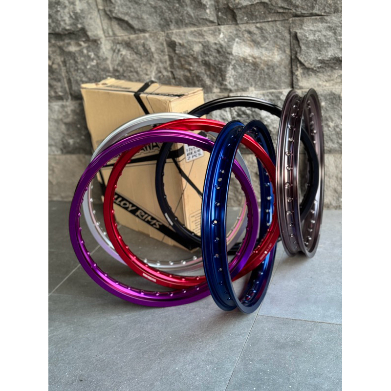 VELG TAKEGAWA 140-17 160-17 140 160 17 WSHAPE WARNA UNGGU BIRU HIJAU HITAM SILVER TITANIUM MERAH