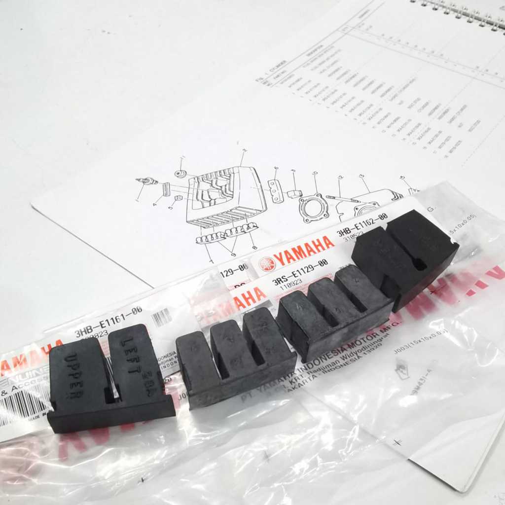 KARET HEAD RX KING RXK RXS ORIGINAL 3KA-E1128-00 3KA-E1126-00 3RS-E1128-00 3HB-E1127-00 3HB-E1161-00