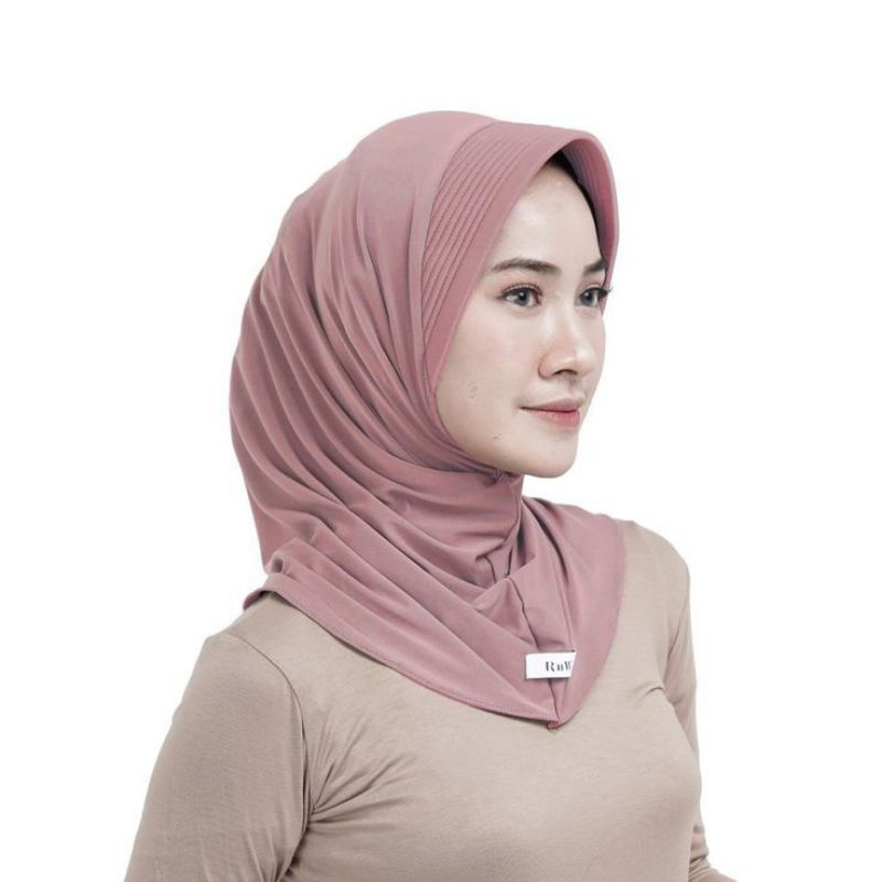 Jilbab sorong sport/ jilbab Pendek Olahraga / Jilbab sekolah