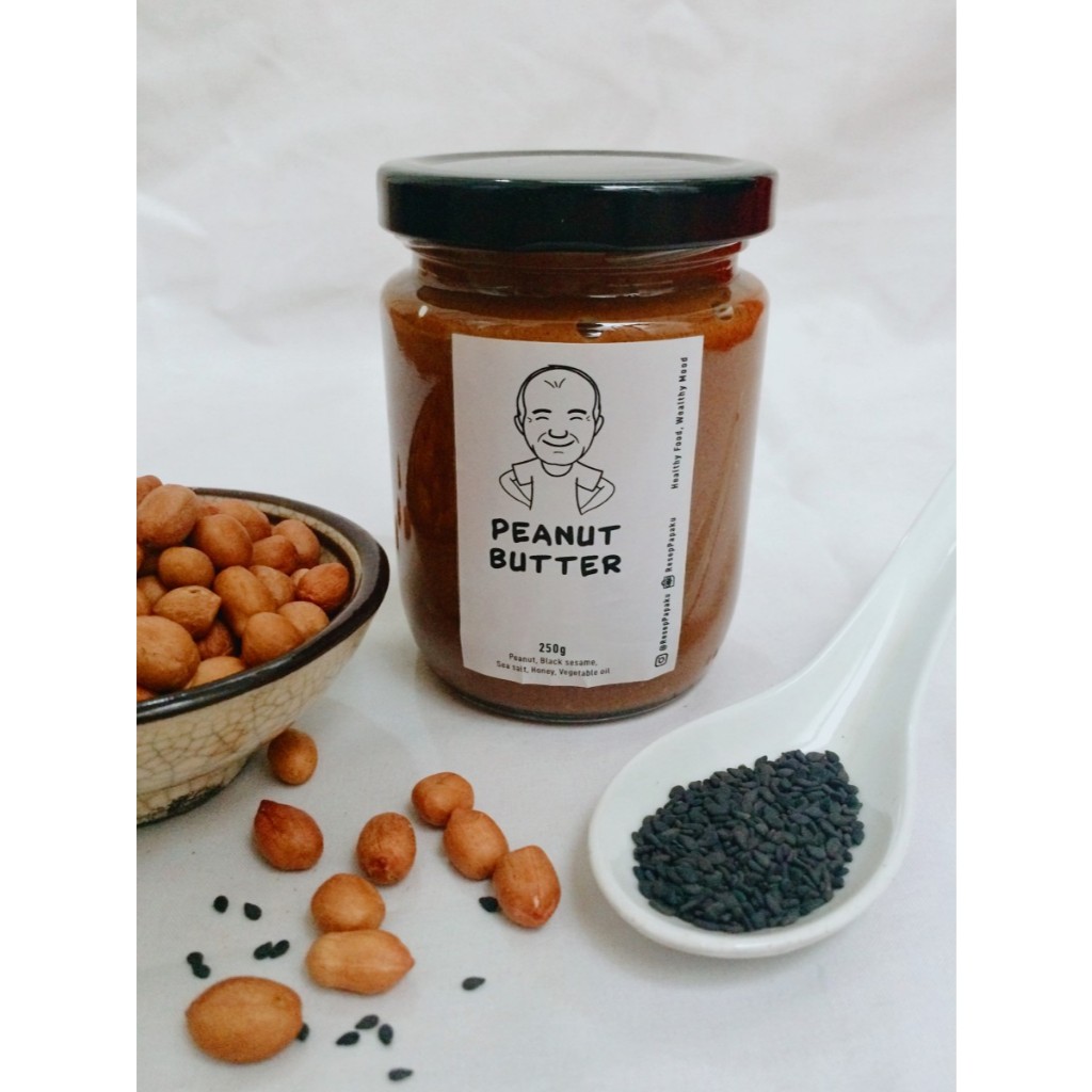 

Sesame Peanut Butter (Selai Kacang Tanah + Wijen Hitam)