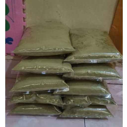 bubuk purli bubuk daun purli bubuk purli purlik bubuk hijau herbal Jongkong kemasan 500gram
