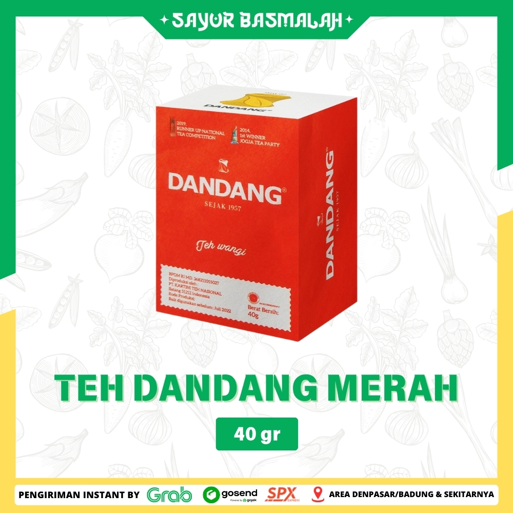 

Teh Dandang Merah 40gr - Sayur Basmalah