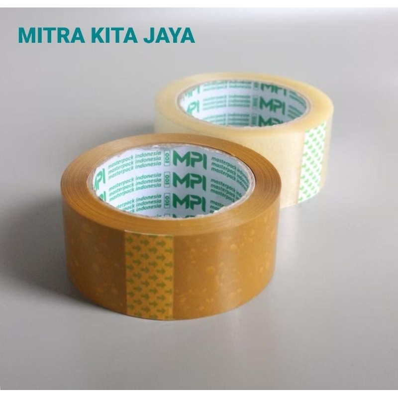 

LAKBAN BENING / LAKBAN COKLAT/ LAKBAN MASTER PACK INDONESIA EKONOMIS 45mm x 100 Yard