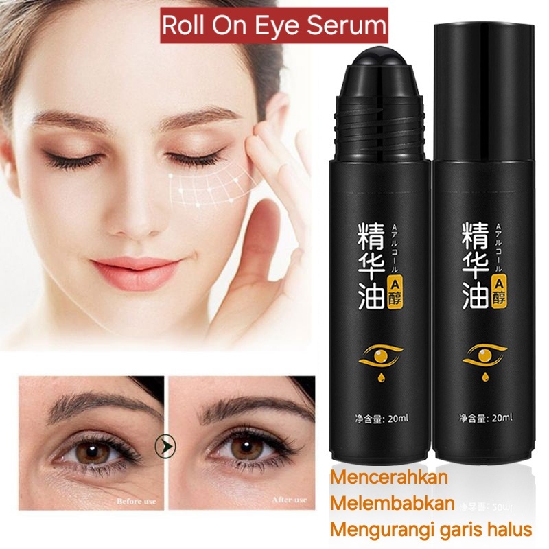 ADMD Roll On Eye Serum Pelembab & Pencerah Area Mata Mengurangi Kerutan Mata & Garis Halus / Serum P