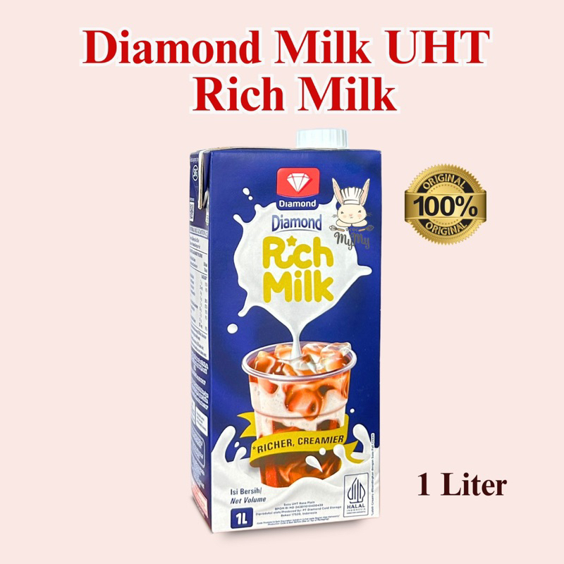 Diamond Rich Milk | Susu Cair 1 L