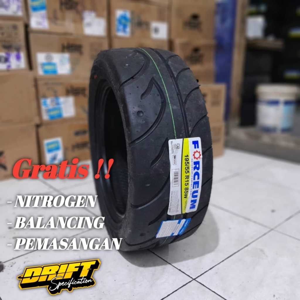 Ban Mobil Forceum 195 55 R15 Exp Sport - Ban Mobil Semi Slick