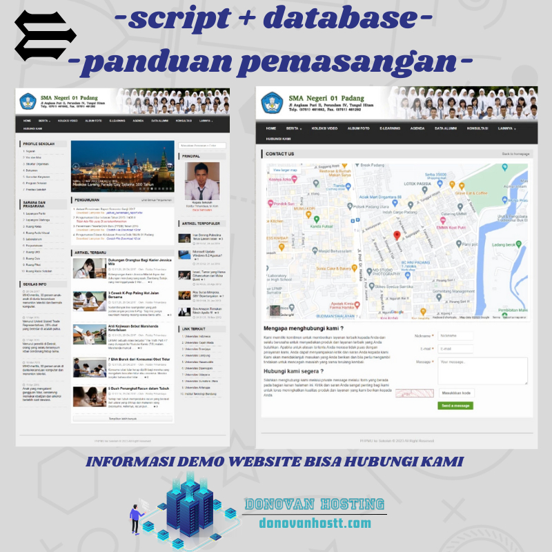 Script SOURCE CODE APLIKASI PORTAL WEBSITE SEKOLAH Berbasis Codeigniter - SIKOLAG CI 2.0