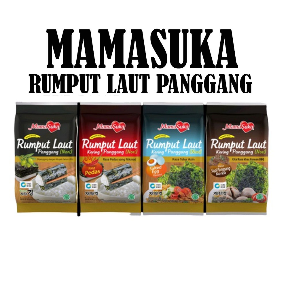 

MAMASUKA MAMA SUKA RUMPUT LAUT KERING PANGGANG NORI [ECER]