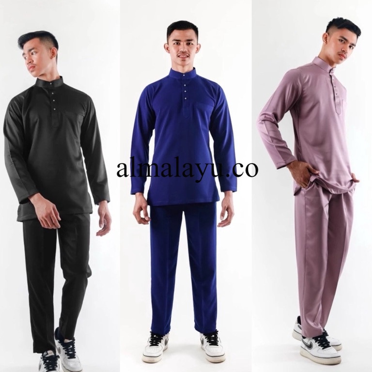 KODE G98C Set Baju celana Melayu cekak musang teluk belangga premium termurah terbaru baju melayu pr
