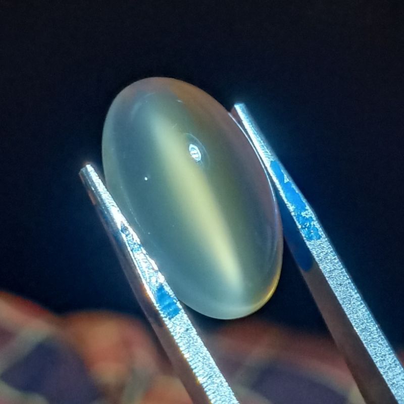 Batu Rafflesia Cat Eye - Crystal Chalcedony Luster Mata Kucing. Bukan Batu Bacan Totol Bacan Gulau  