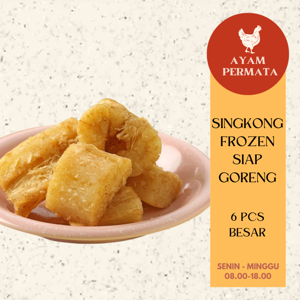 

Singkong Goreng Mekar Frozen - Keju Original - Ayam Permata AyamPermata