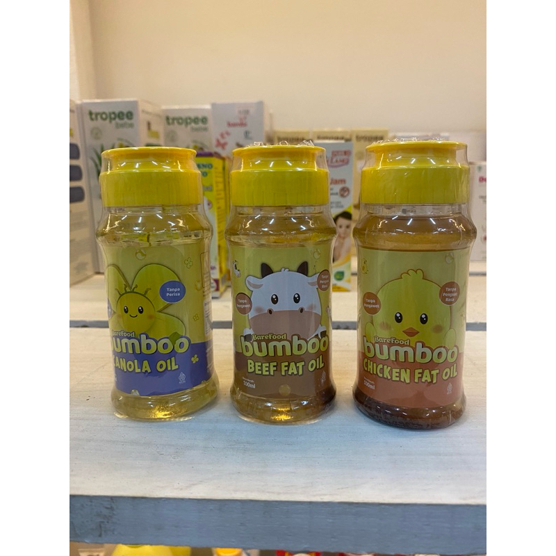 BAREFOOD BUMBOO MINYAK MASAK MPASI/BUMBOO OIL/BUMBOO EVOO/BUMBOO CANOLA | MINYAK MPASI BAYI