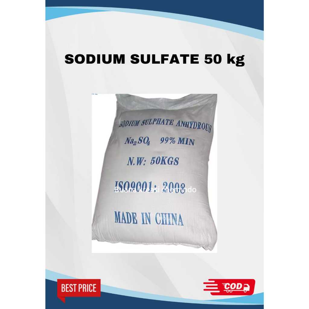 

SODIUM SULFATE 50kg (NATRIUM SULFATE)