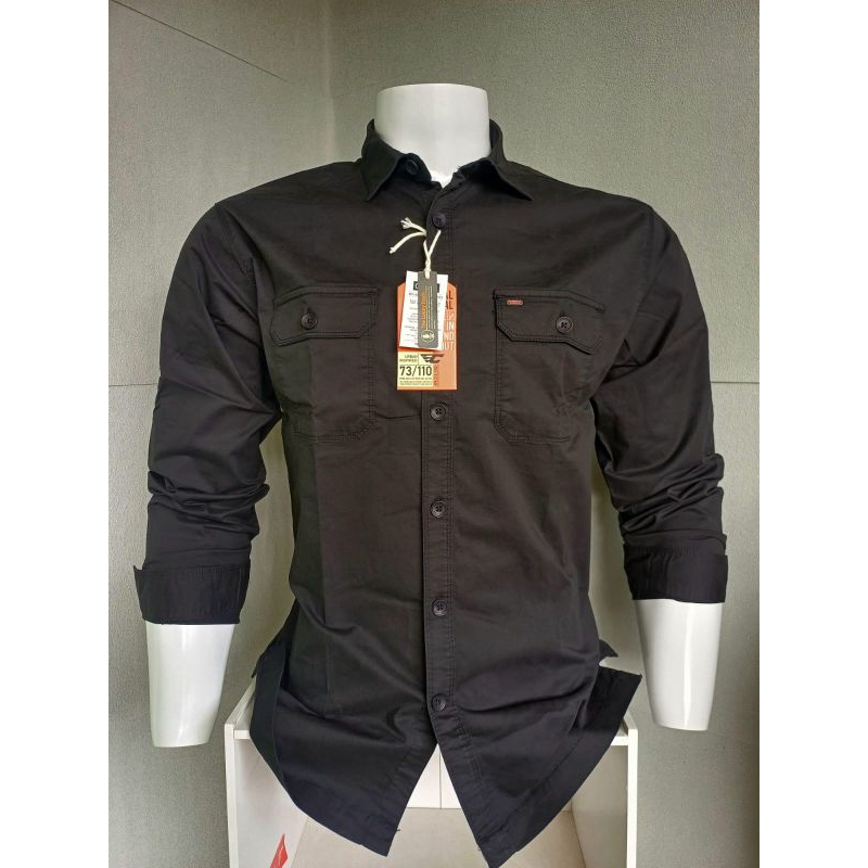 CARDINAL CASUAL KEMEJA ADVENTURE HITAM