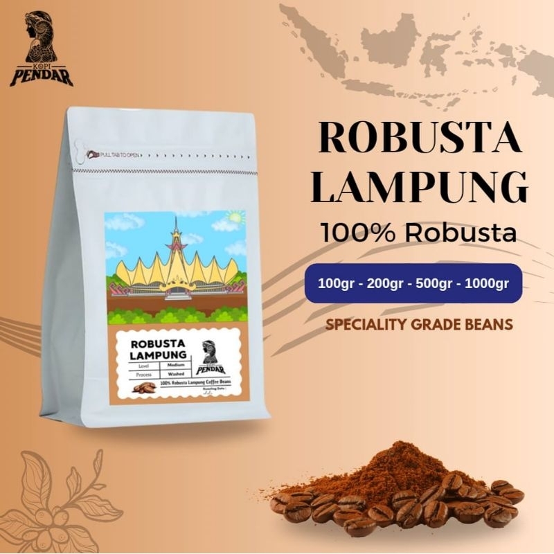 

Kopi Robusta Lampung Biji/Bubuk