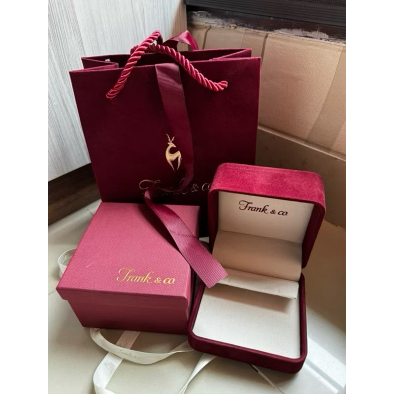 NEW BOX KALUNG/ANTING FRANK & CO ASLI FREE PAPPERBAG SMALL