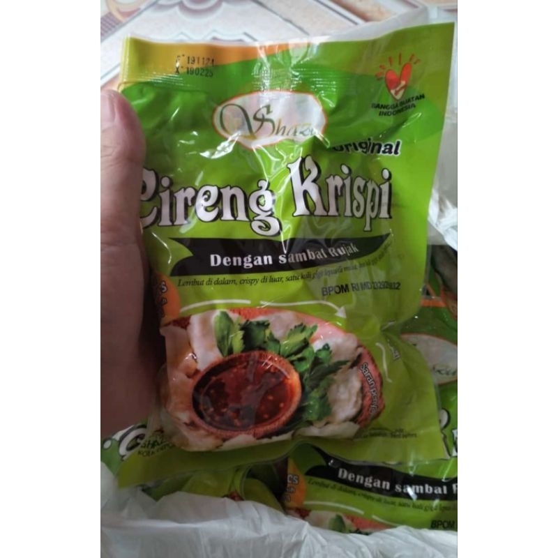 

Cireng Crispy Shaza isi 20 pcs sudah free sambal rujak