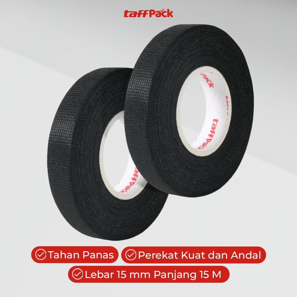 Lakban Kain Pembungkus Kabel - Lakban Hitam - Lakban Kain Hitam