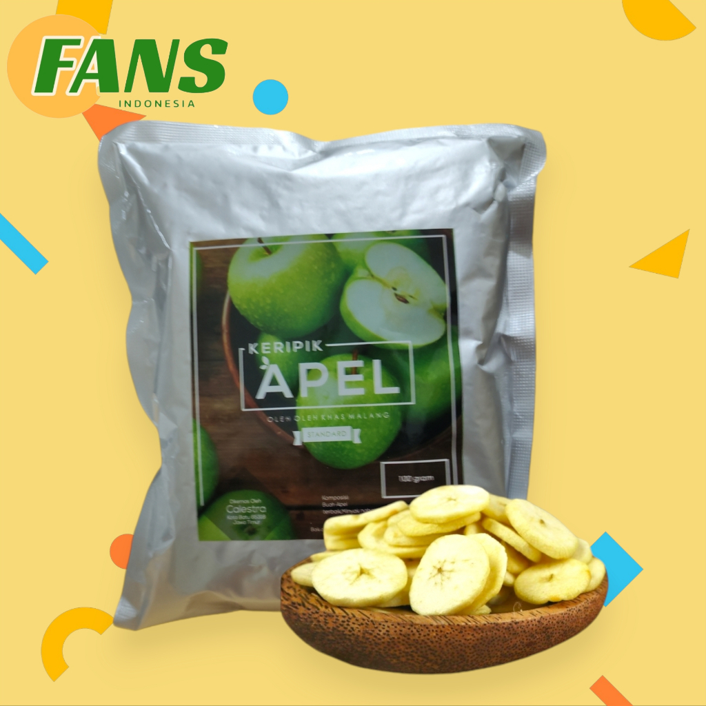 

KERIPIK BUAH APEL STANDAR 100GR | KRIPIK KELEZATAN ASLI DARI KEBUN BUAH