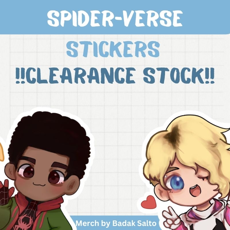 

[CLEARANCE] Across the Spider-Verse / ATSV Stickers