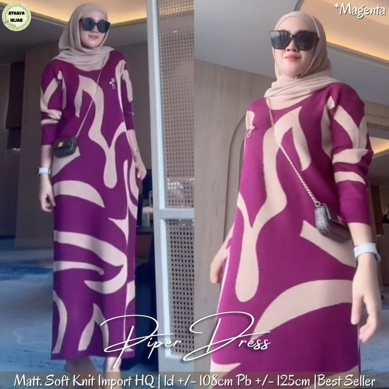 Piper Dress Knit // Luisa Rajut Maxy by Athaya