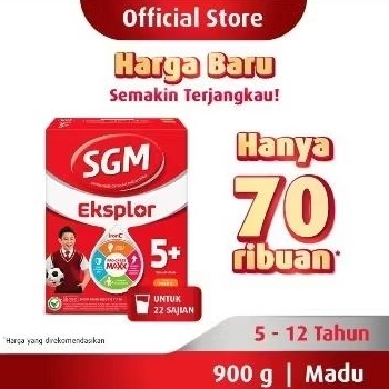 

SGM Eksplor 5+ Rasa madu 900gr