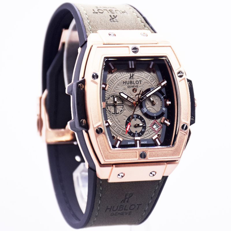 JAM TANGAN PRIA FASHION HUBLOT CHRONO