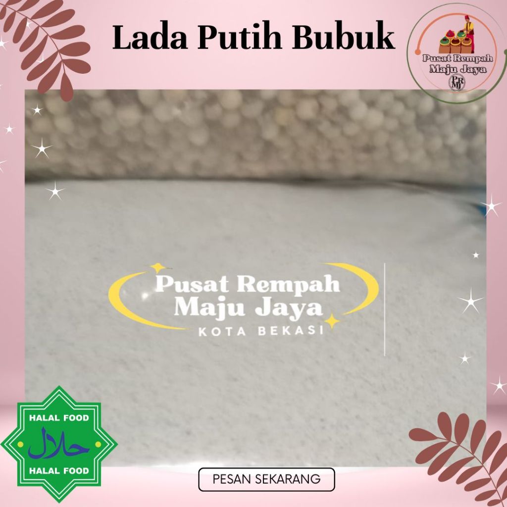

Repack Lada Putih Bubuk 50 gram
