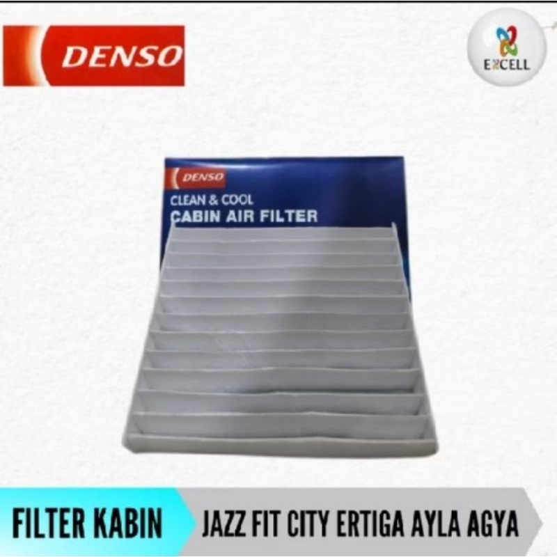 FILTER CABIN KABIN UDARA BLOWER AC MOBIL HONDA JAZZ GD3 FIT CITY 2003-2008 ERTIGA AYLA DENSO