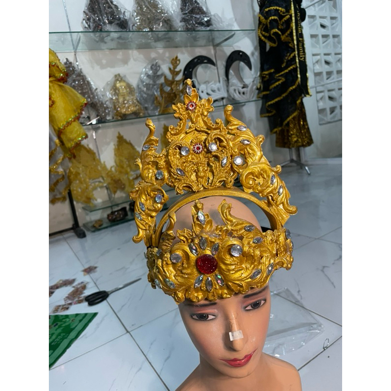 mahkota karnaval, headpieces karnaval, mahkota tari,