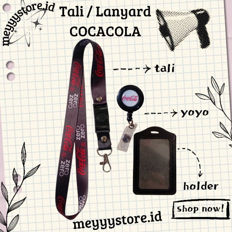 

Tali Id Card / Lanyard COCACOLA ZERO HITAM [Stok Melimpah] Termurahhh!!! readyyy