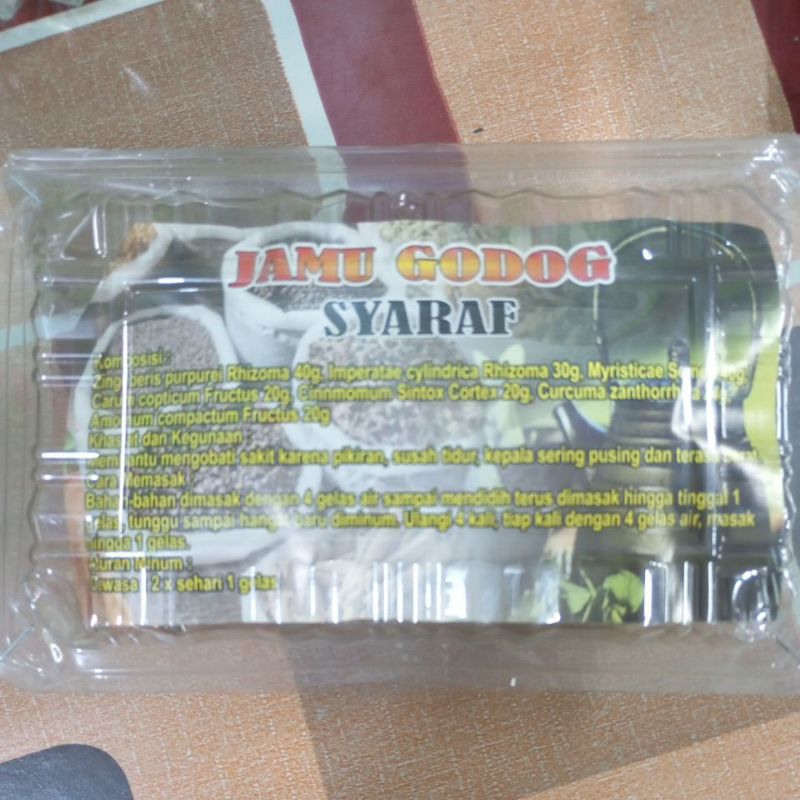 

Jamu Godog Syaraf