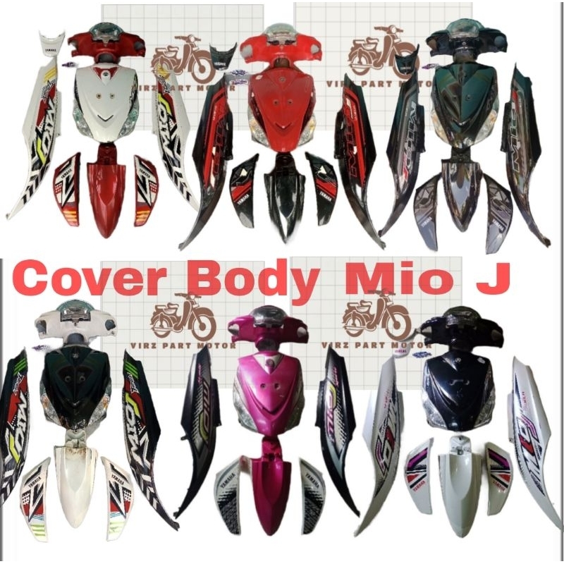 Cover Full Body Halus Mio J + Striping Banyak Farian Full Body Halus Mio J Full Set Body Halus Mio J