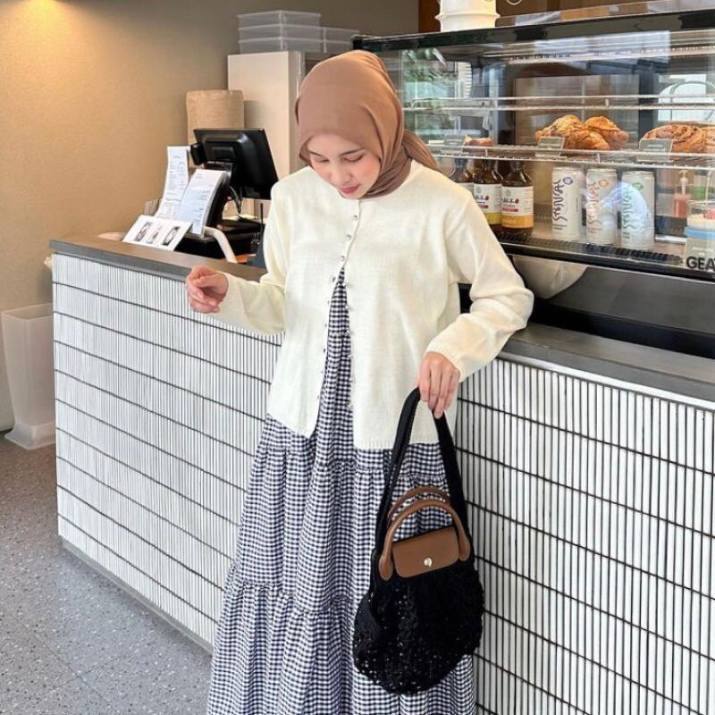 Miso Tote Bag (L) / Crochet bag / Tas Rajut