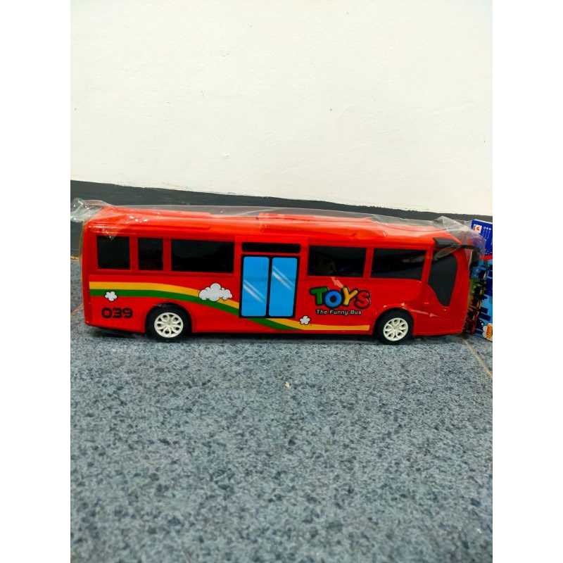 promo  mainan bus toys/tayo merah panjang rkc