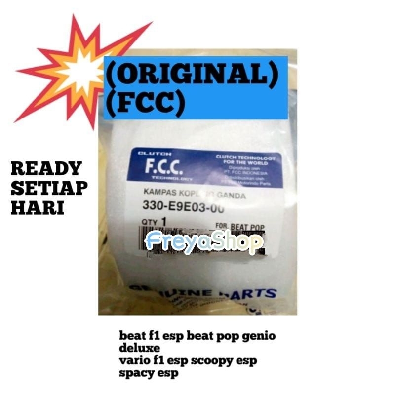 kampas ganda only fcc beat fi esp beatpop genio deluxe scoopy esp spacy esp vario 110 esp ORIGINAL (