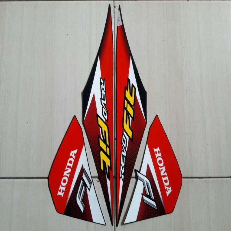 Striping Stiker Motor Honda Revo Fit Fi Standart Lis Body Revo Fit Striping Revo Fit Fi Injeksi Term