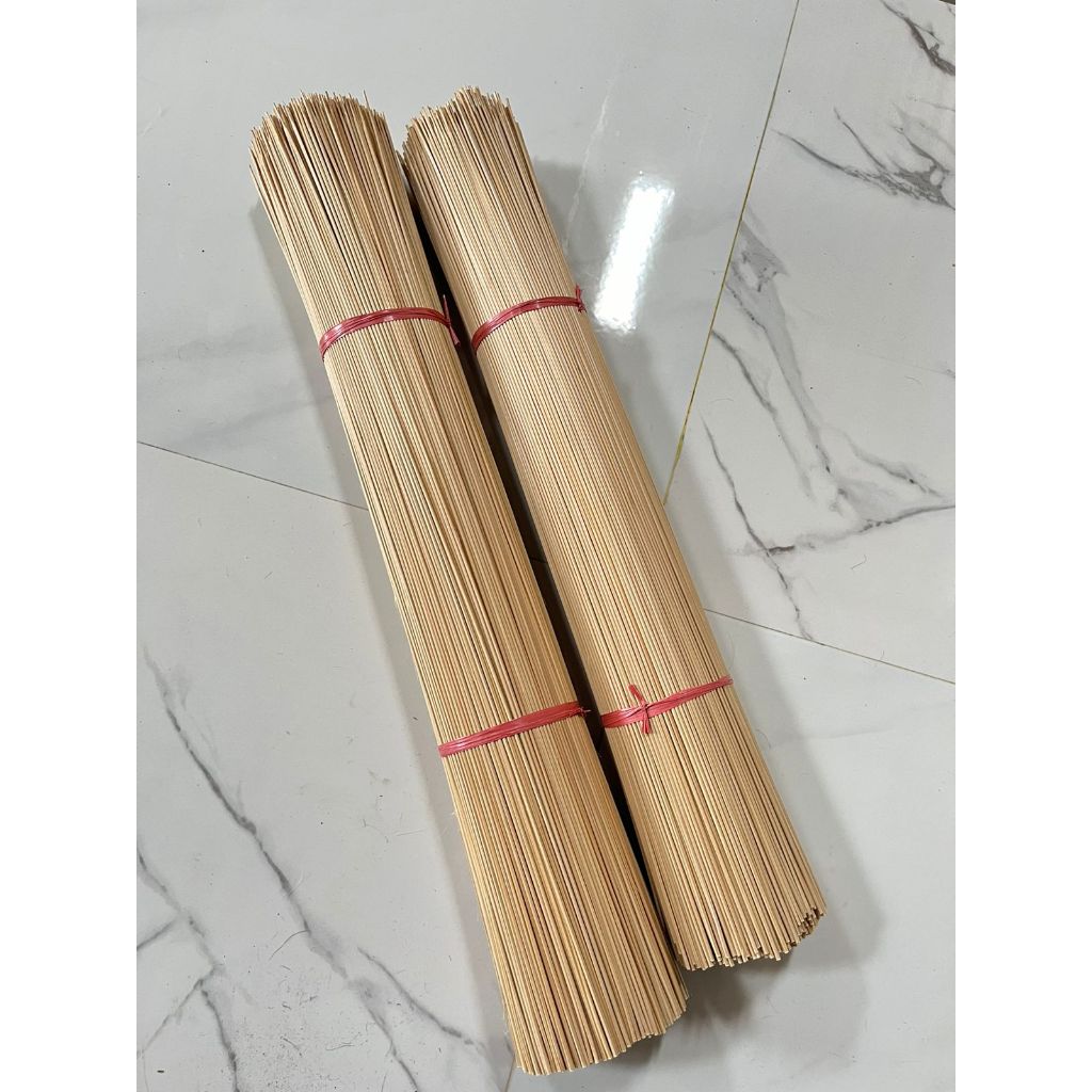 Ruji sangkar burung 2mm 1000 batang lidi bambu natural 70cm