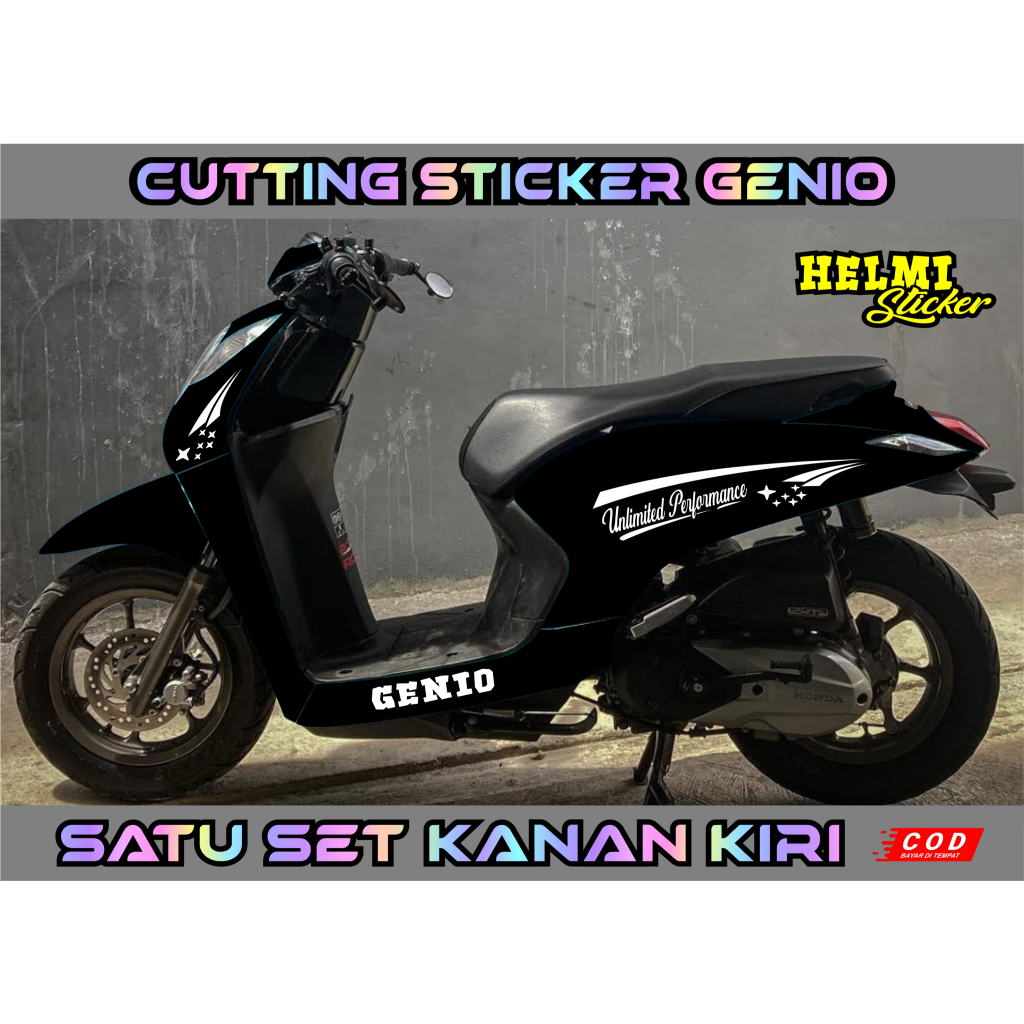 CUTTING STICKER/STRIPING HONDA GENIO || HONDA GENIO STRIPING VARIASI