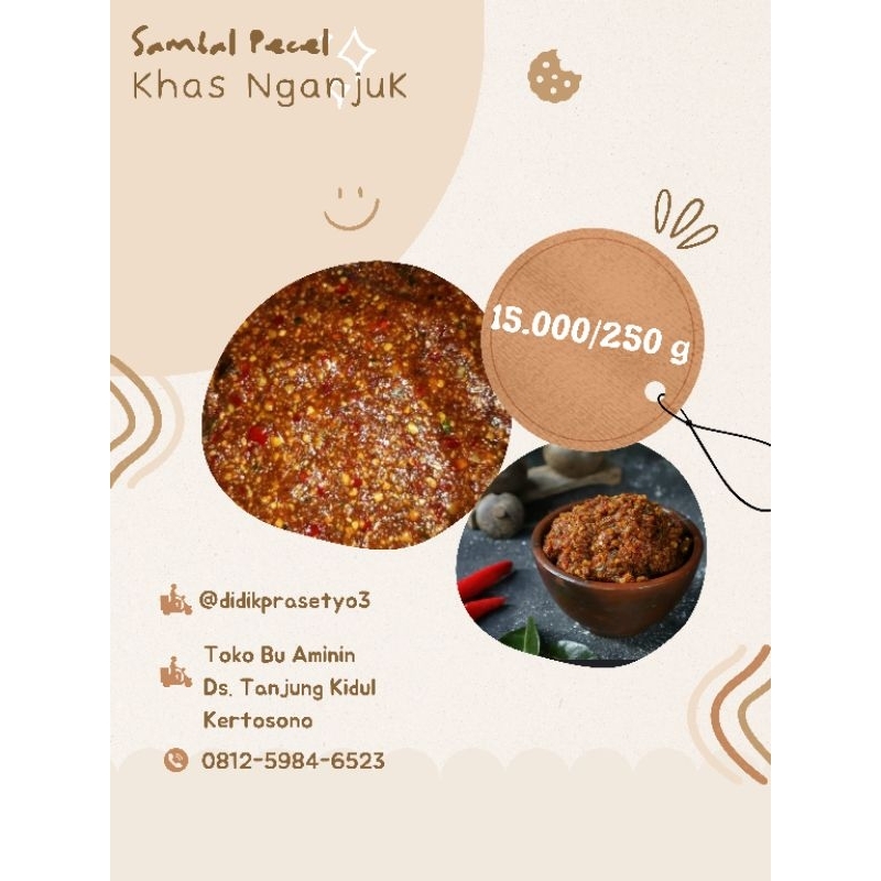 

SAMBAL PECEL SAMBAL KACANG KHAS NGANJUK