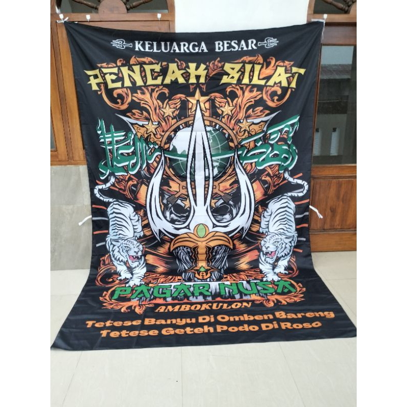 Bendera printing PAGAR NUSA MURAH DAN BAGUS