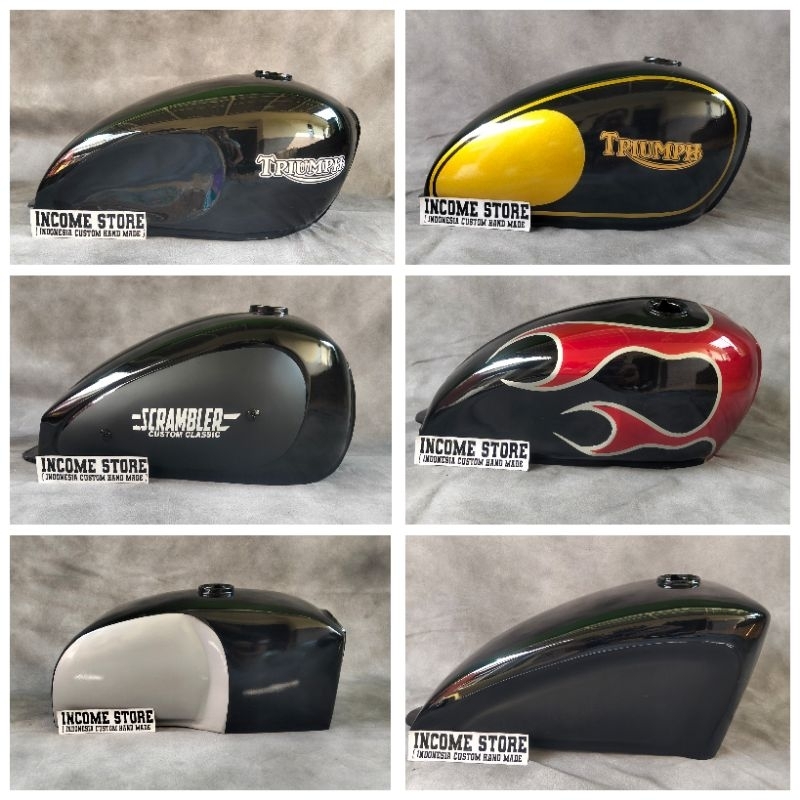 Tangki Cat Custom Tangki Japstyle Cat Tangki motor custom japstyle Thunder Byson Scorpio CB Gl Megap