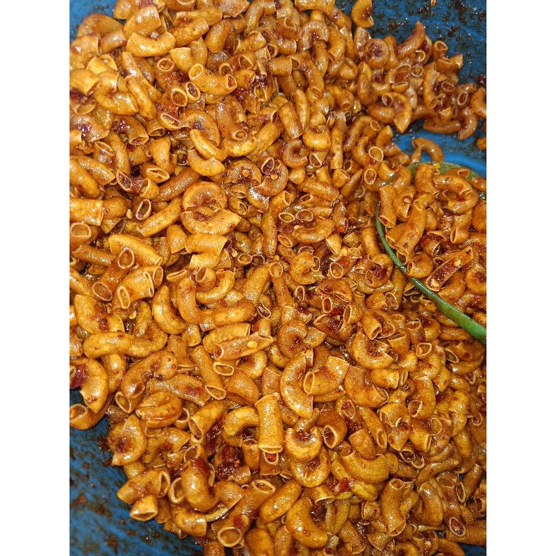 

Seblak makaroni kriukk/ extra pedas daun jeruk isi 1Kg
