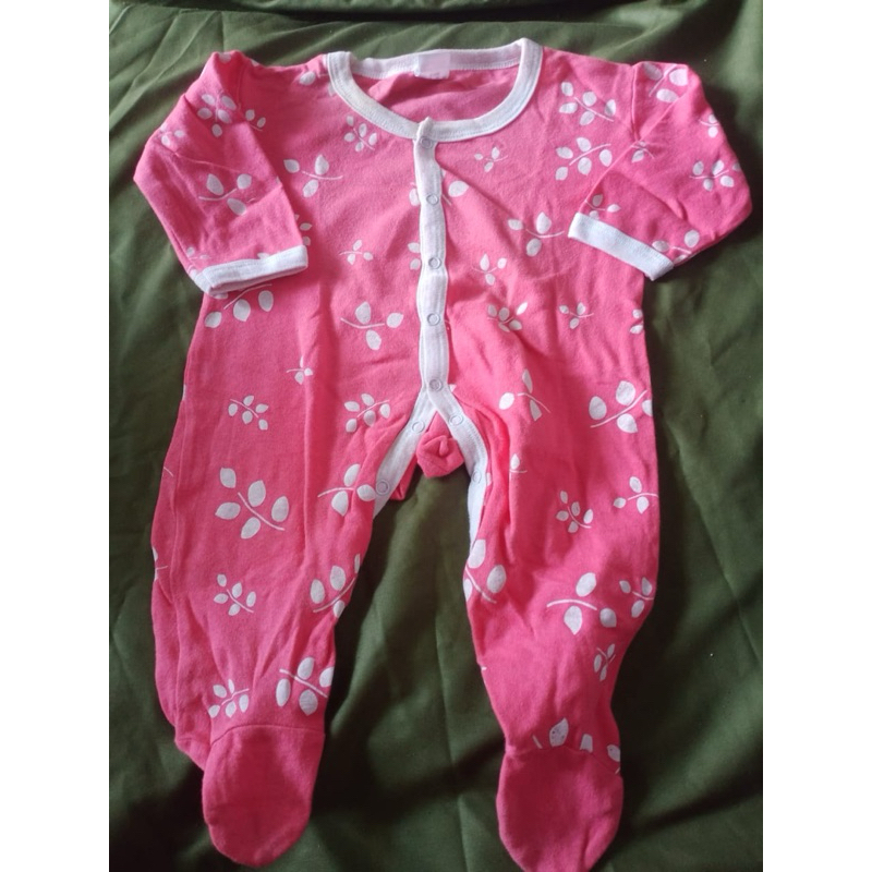 Sleepsuit bayi perempuan 6-9M | Preloved